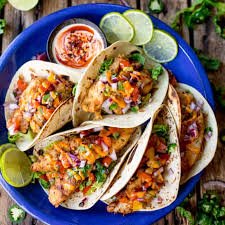 Crispy fish tacos 